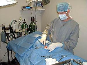 in surgery in surgery